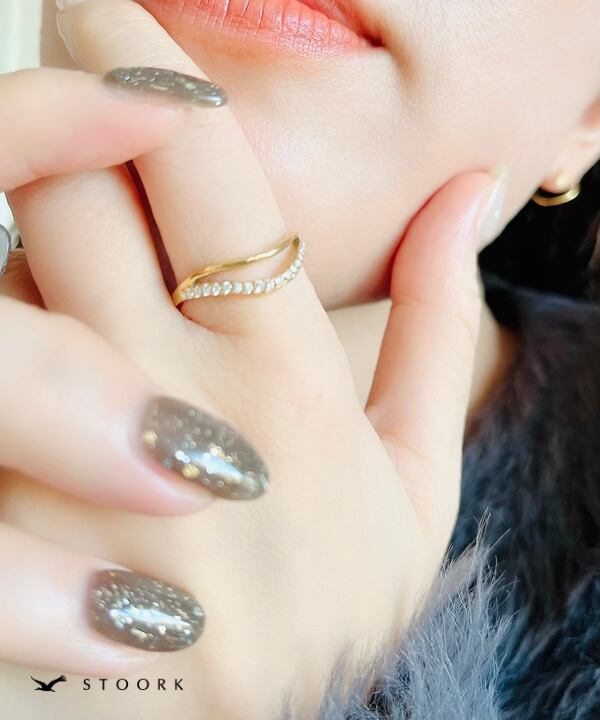 【再入荷】Double V Ring