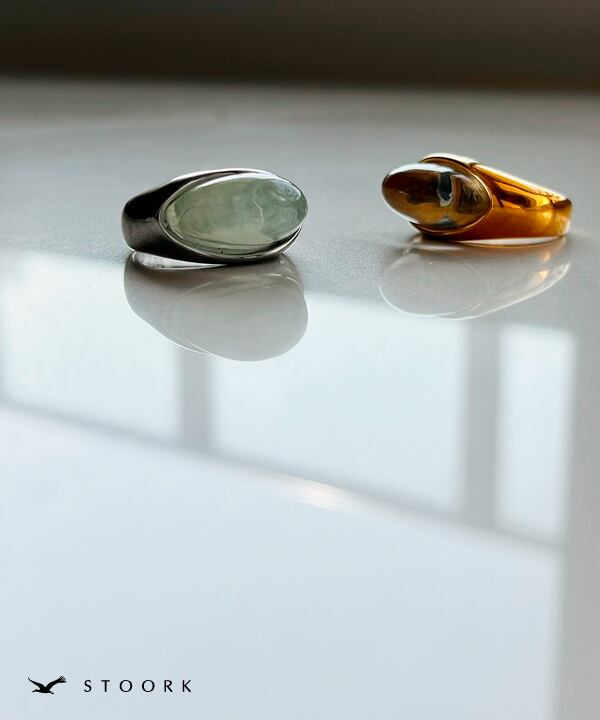 【再入荷】Clear Oval Ring