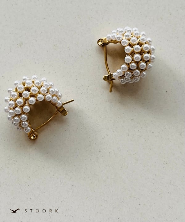 【再入荷】Basket Pearl Pierce