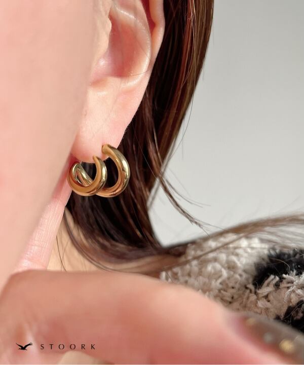 【再入荷】Double Line Pierce