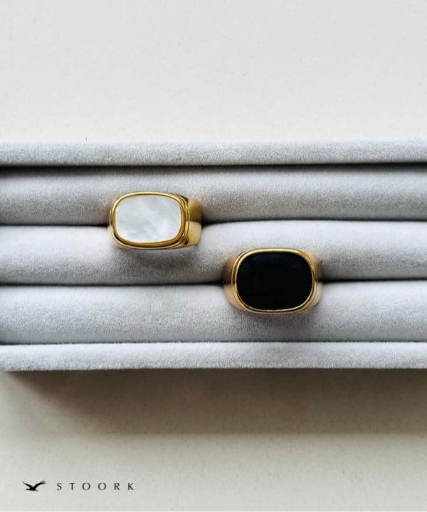 【再入荷】Square Top Ring