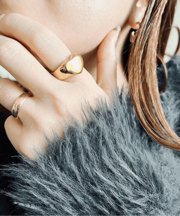 【再入荷】316L Heart Ring