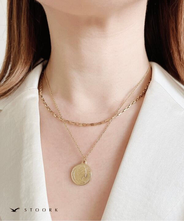 【再入荷】Coin Double Necklace