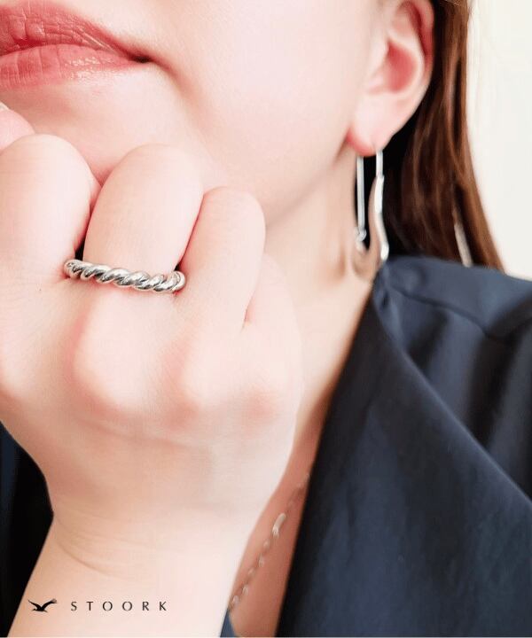 316L Rope Ring