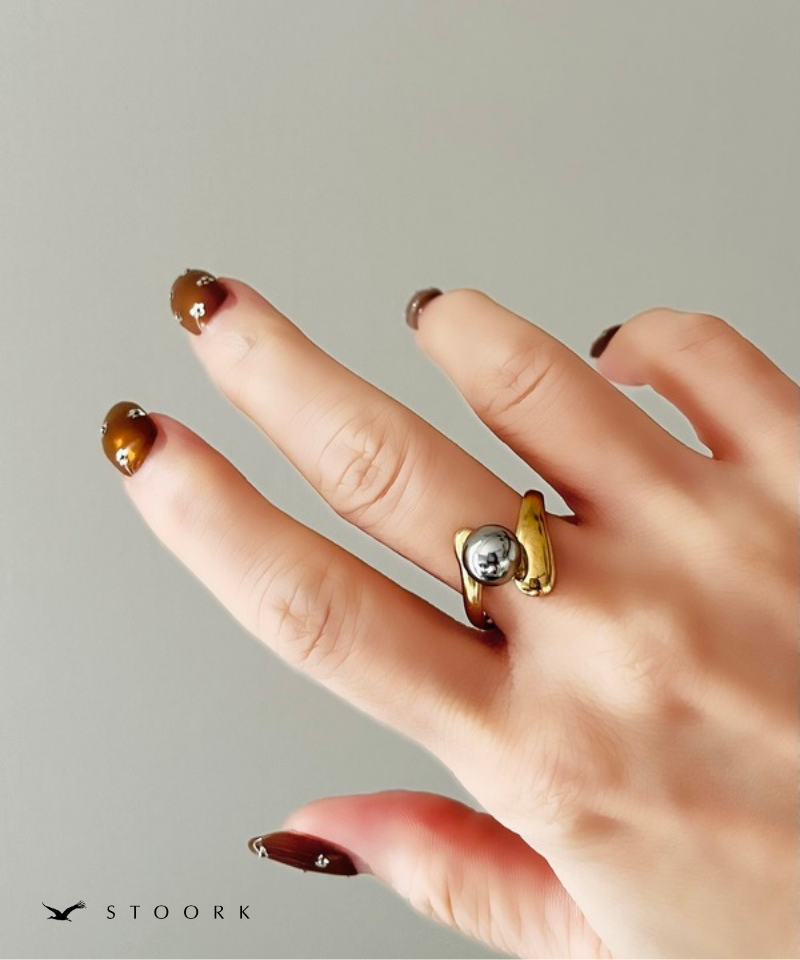 2Tone Ball Ring