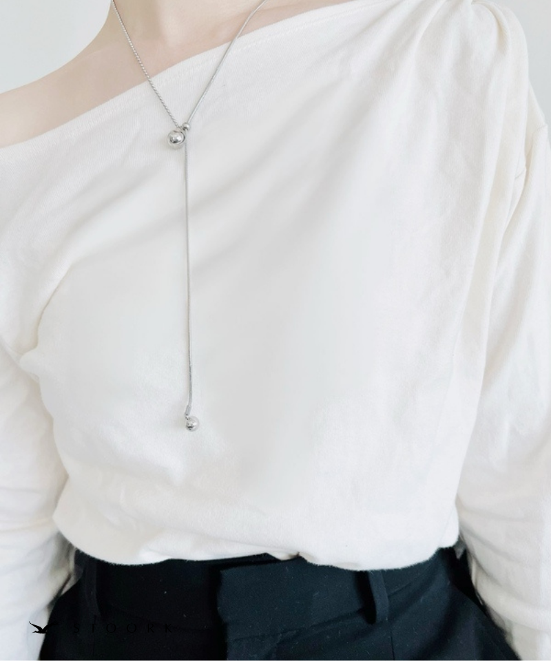Mixed Chain Ball Necklace