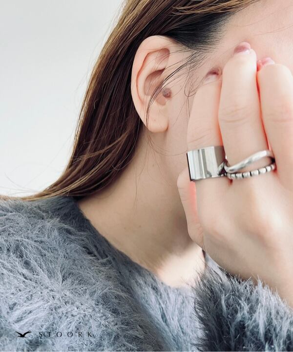 【再入荷】316L silver Open Ring