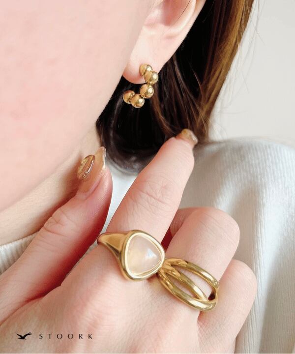 【再入荷】316L Triangle Ring