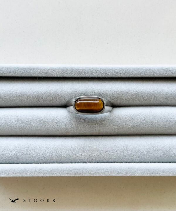 【再入荷】Tiger Eye Oval Ring