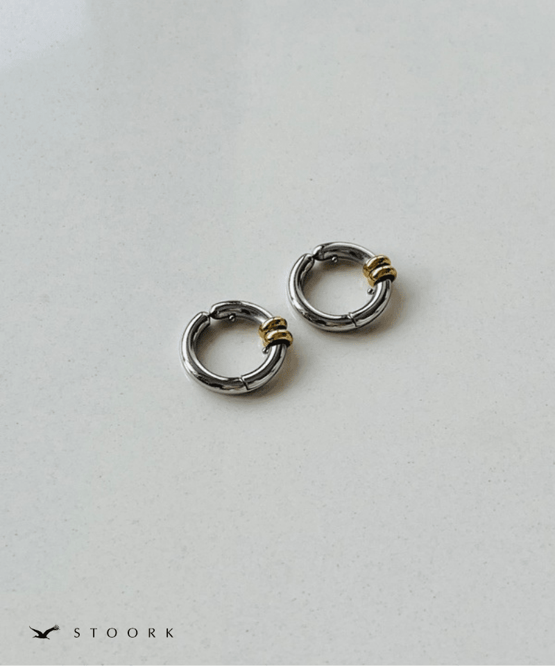 2Tone Hoop Earring - stoork