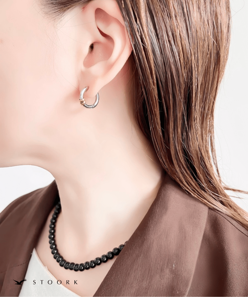 2Tone Hoop Earring - stoork