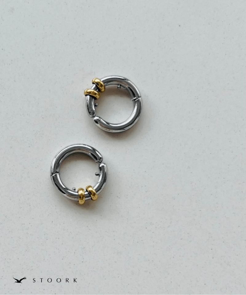 2Tone Hoop Earring - stoork