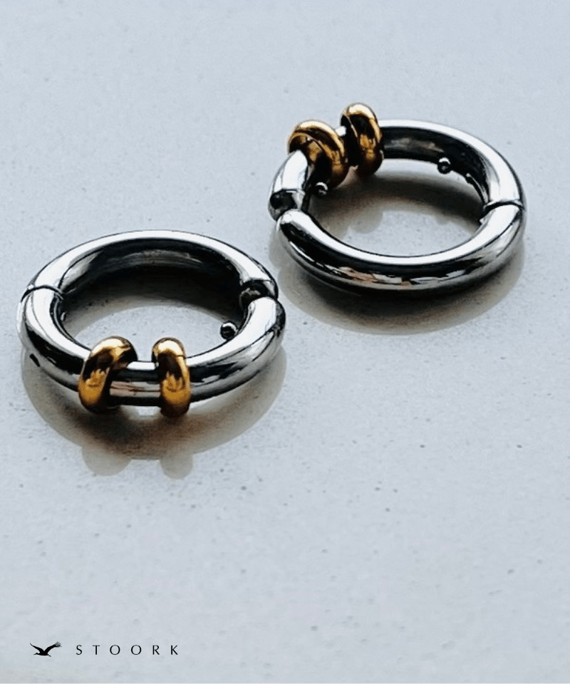 2Tone Hoop Earring - stoork