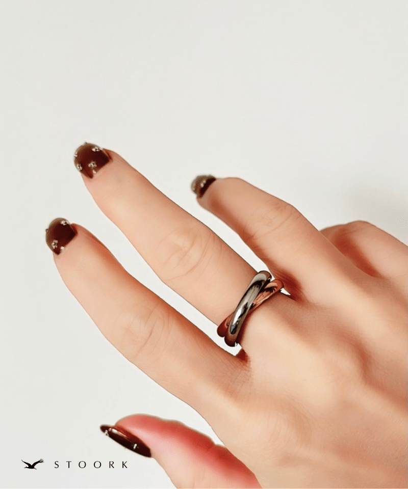 2Tone Infinity Ring - stoork