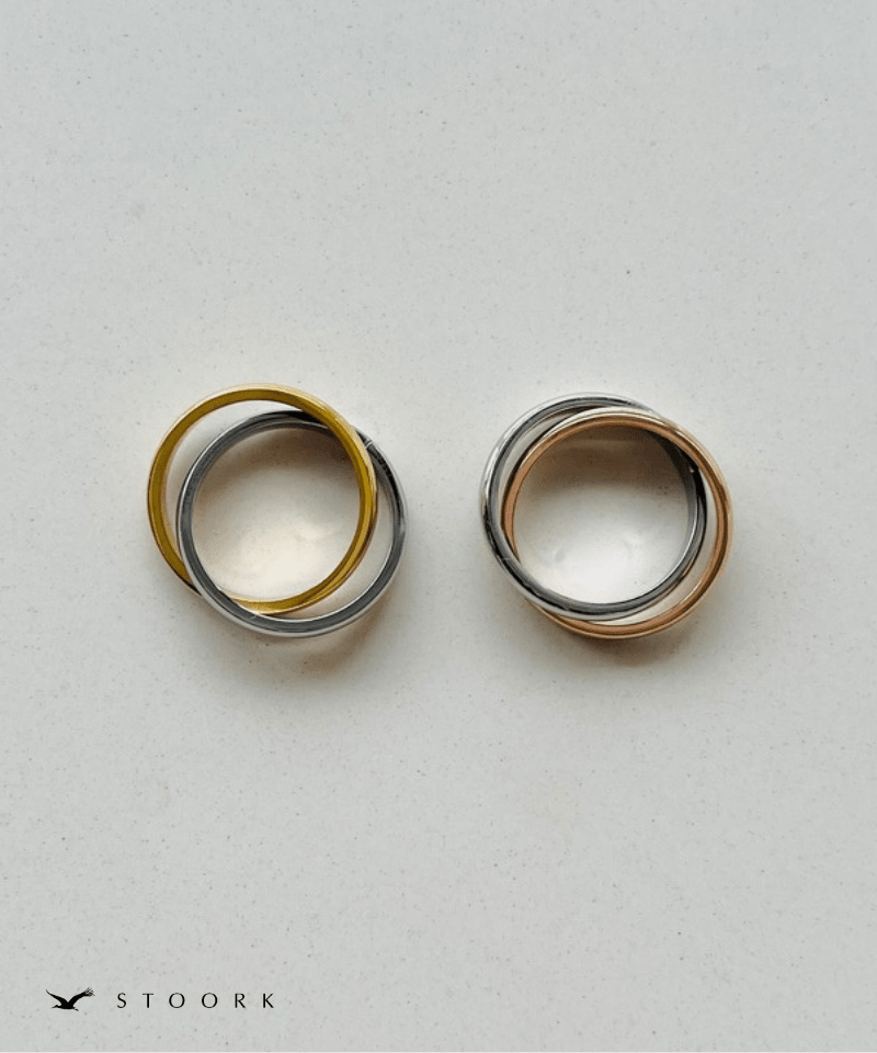 2Tone Infinity Ring - stoork