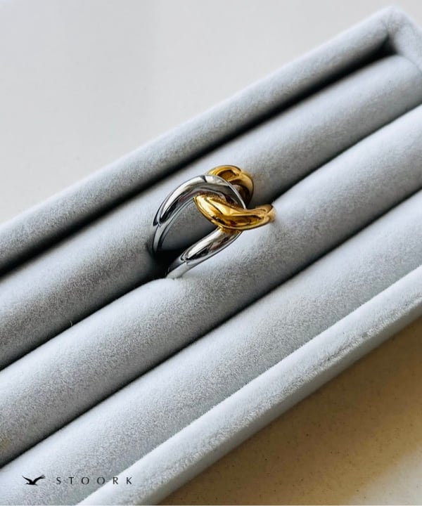 【再入荷】2Tone Knot Ring - stoork