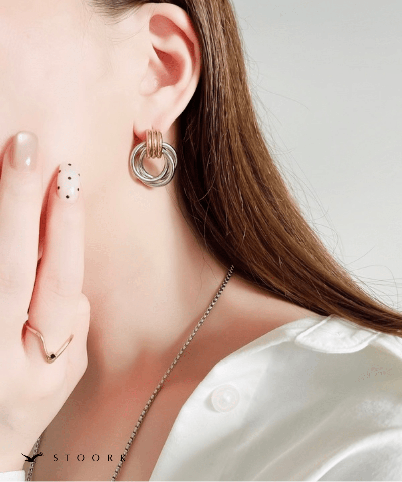 2Tone Layered Ring Pierce - stoork