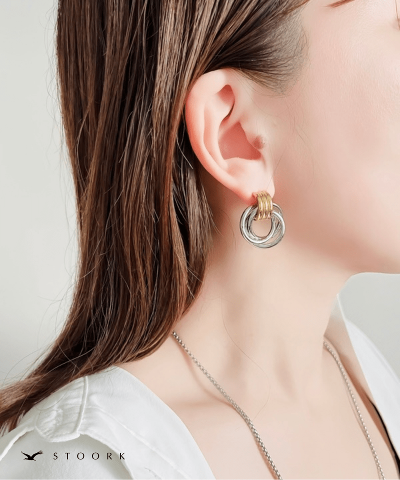 2Tone Layered Ring Pierce - stoork