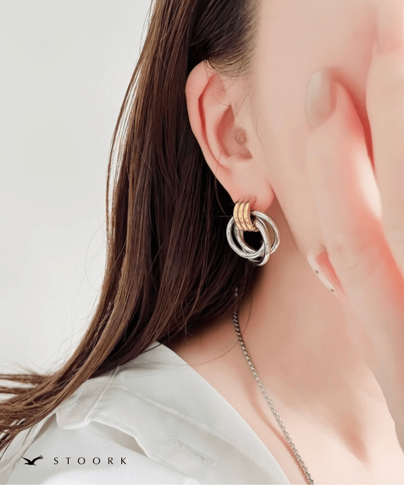 2Tone Layered Ring Pierce - stoork