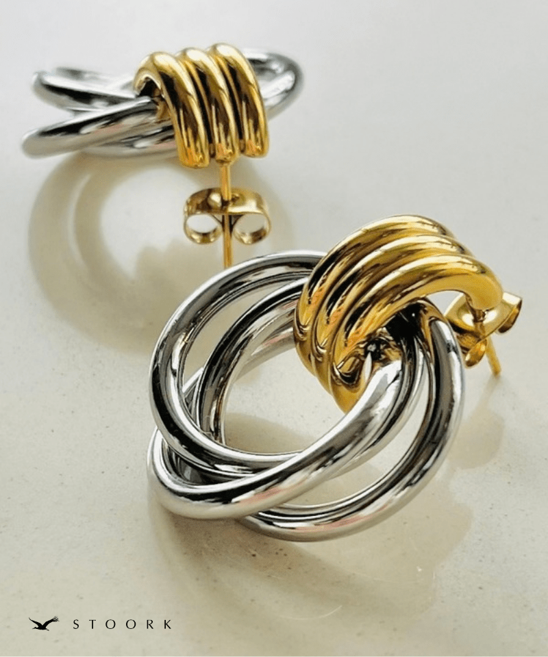 2Tone Layered Ring Pierce - stoork