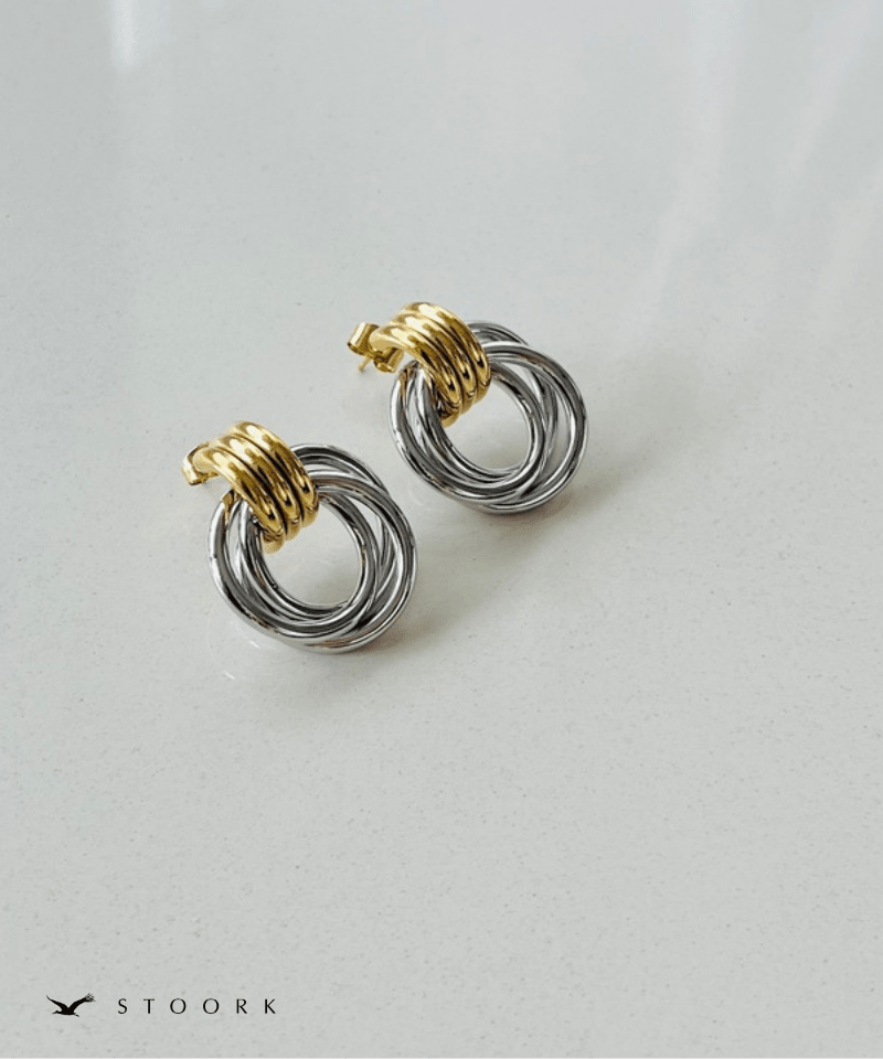 2Tone Layered Ring Pierce - stoork