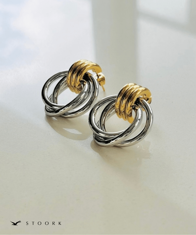 2Tone Layered Ring Pierce - stoork