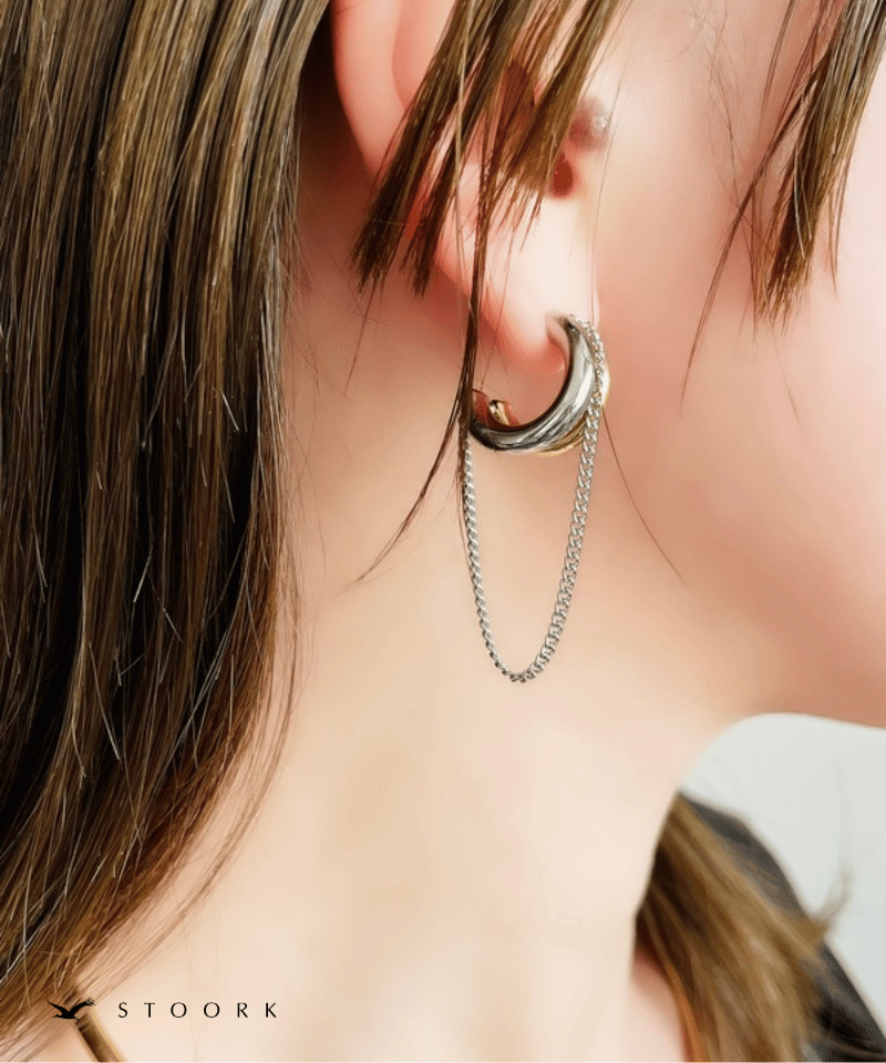 2Tone Metal Chain Pierce - stoork