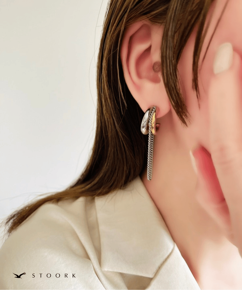2Tone Metal Chain Pierce - stoork