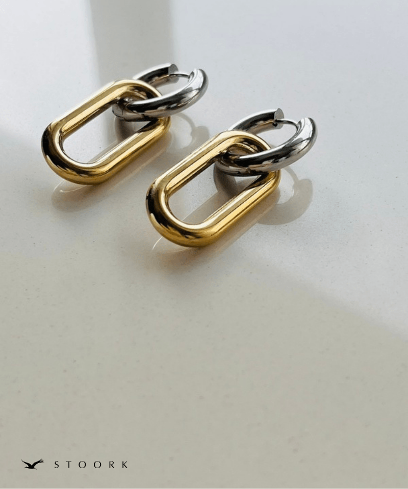 2Tone Oval Link Pierce - stoork