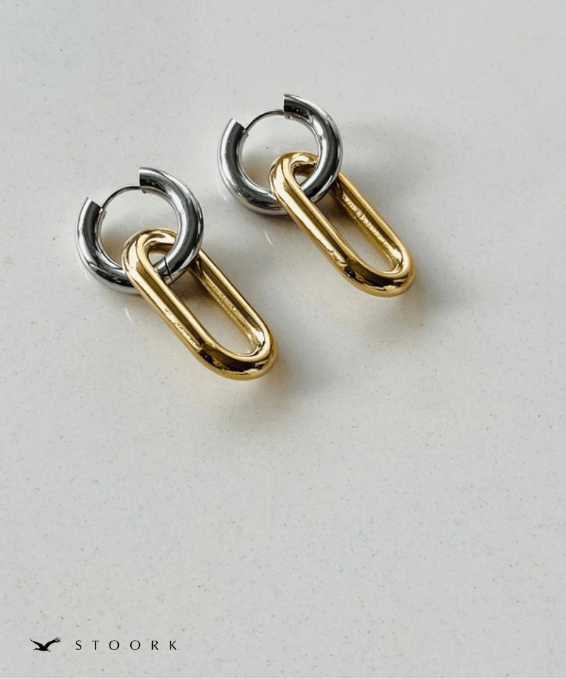 2Tone Oval Link Pierce - stoork