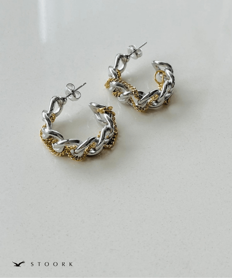 2Tone Twist Chain Pierce - stoork
