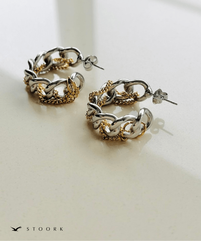 2Tone Twist Chain Pierce - stoork