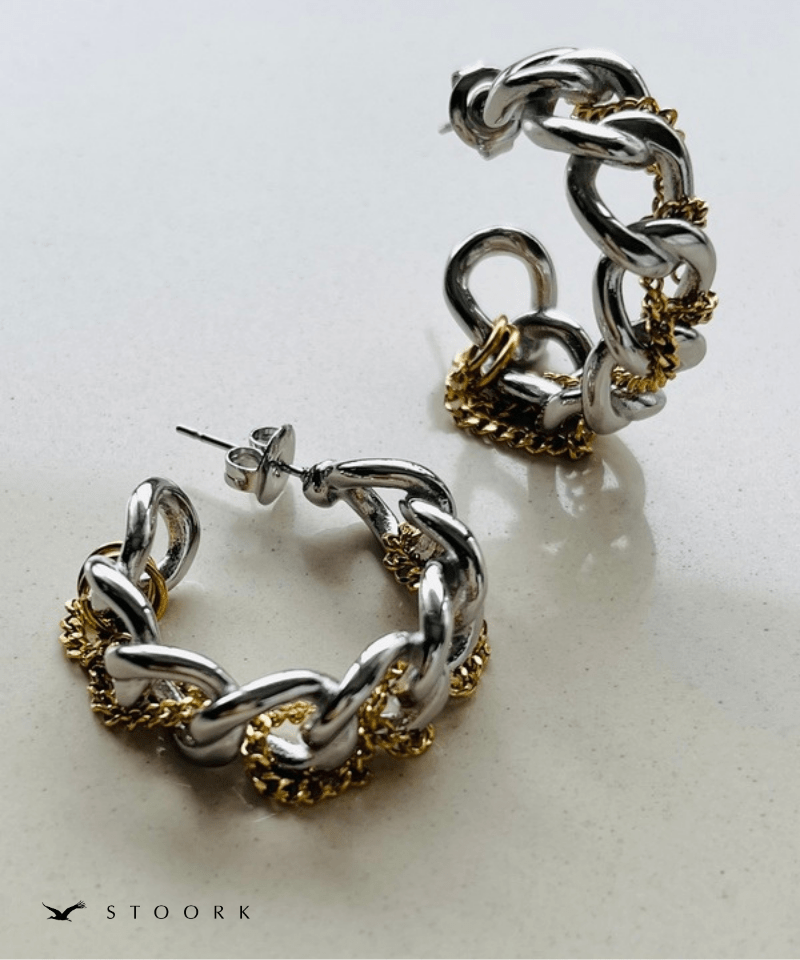 2Tone Twist Chain Pierce - stoork