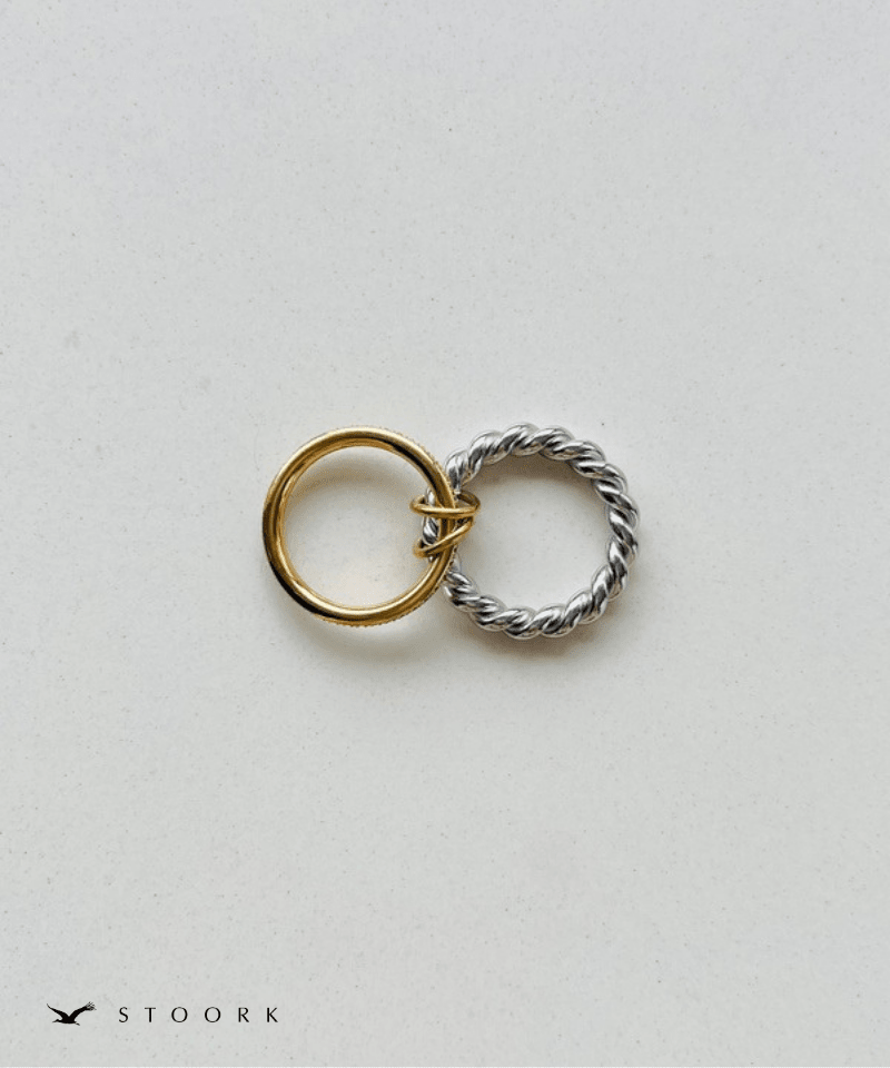 2Tone Twist Ring - stoork