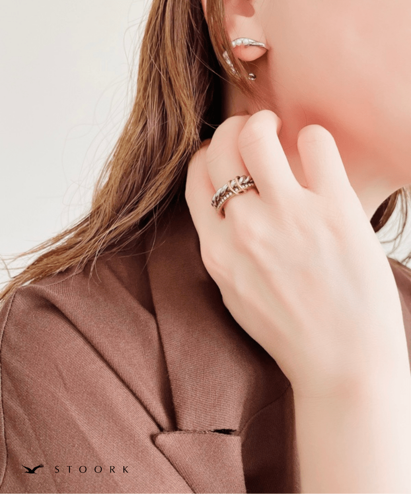 2Tone Twist Ring - stoork