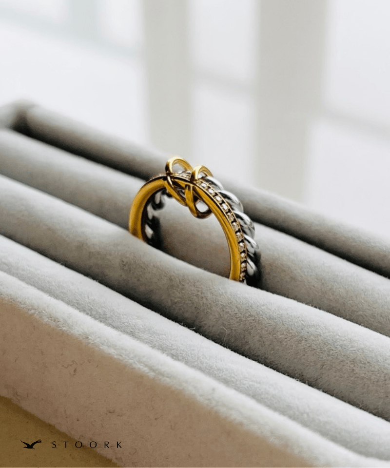 2Tone Twist Ring - stoork