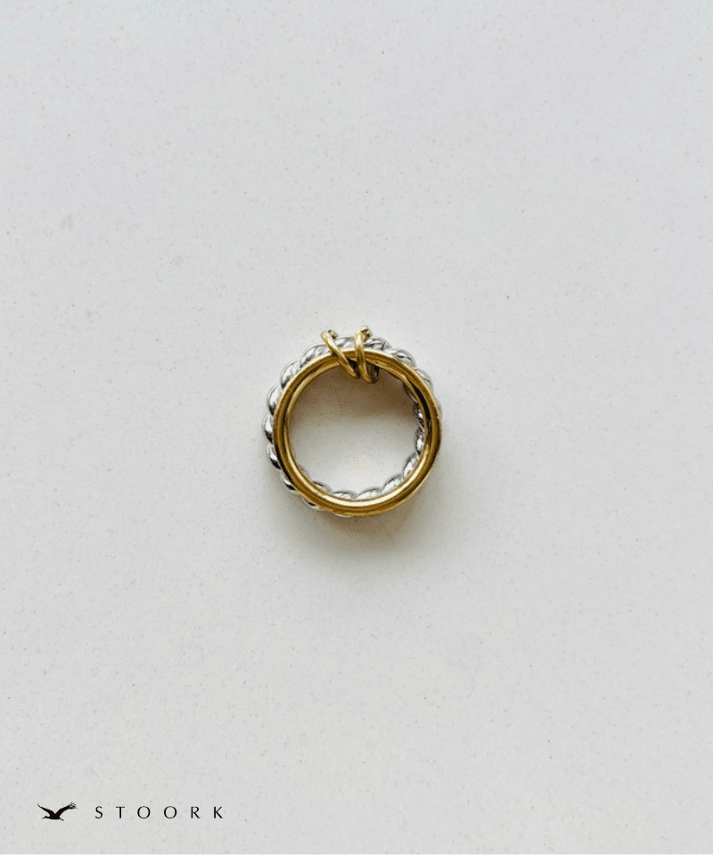 2Tone Twist Ring - stoork