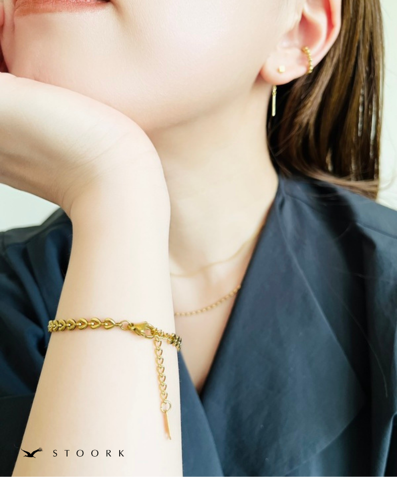 Heart Link Chain Bracelet