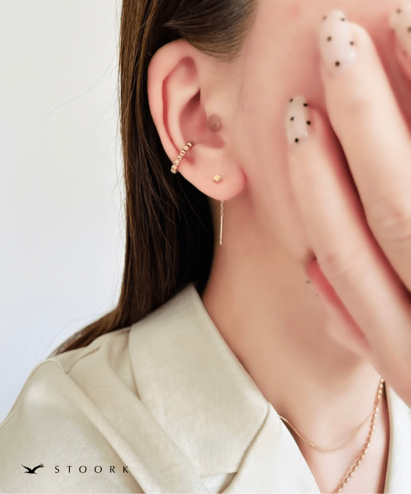 316L Ball Ear Cuff - stoork