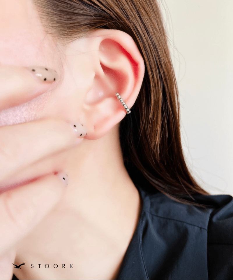 316L Ball Ear Cuff - stoork
