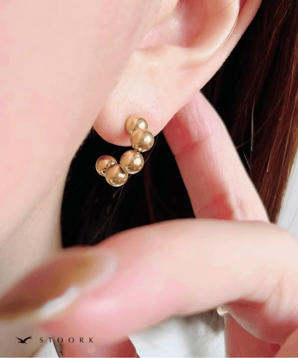 【再入荷】316L Ball Hoop Pierce - stoork