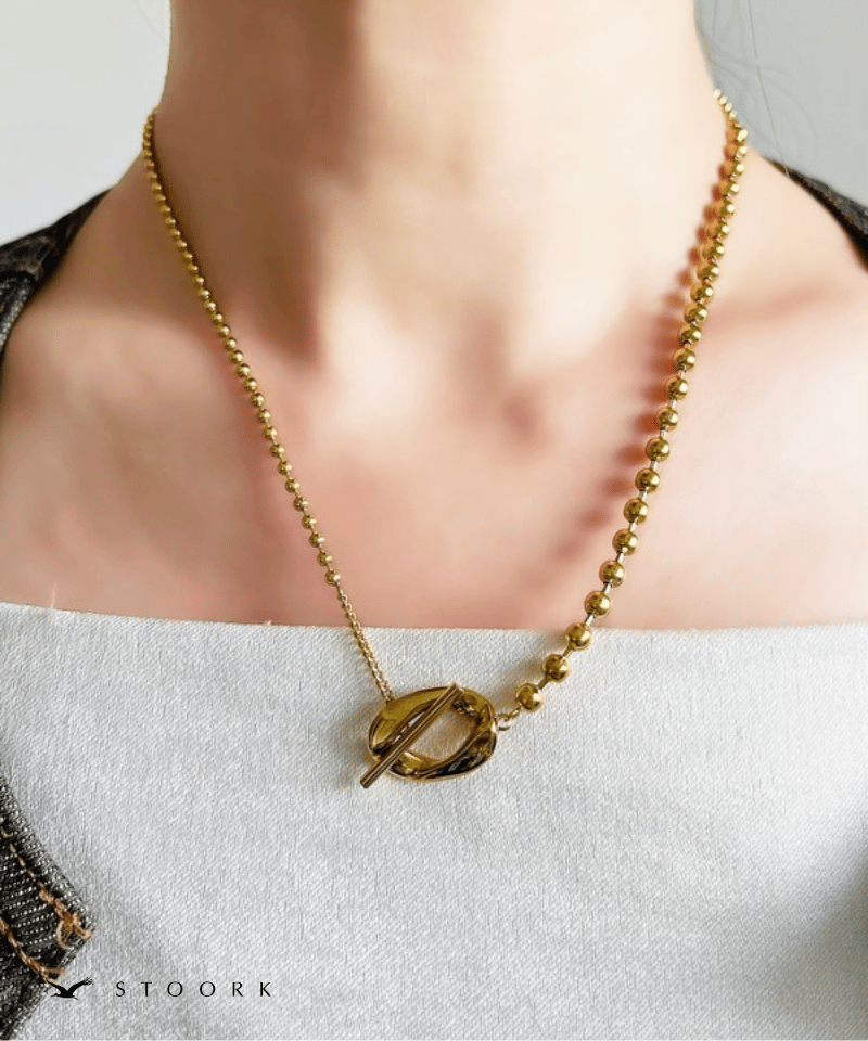 316L Ball Mantel Necklace - stoork