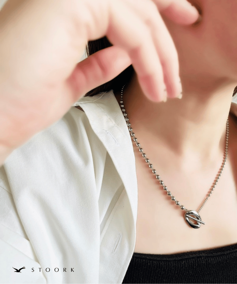 316L Ball Mantel Necklace - stoork