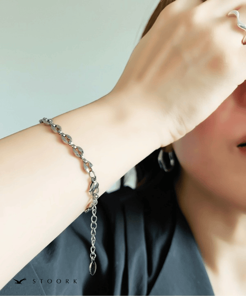 316L Coffee Beans Bracelet | 金属アレルギー対応アクセサリー通販