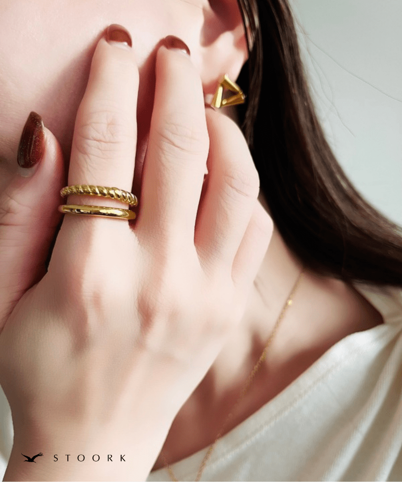 【再入荷】316L Dot Double Ring - stoork