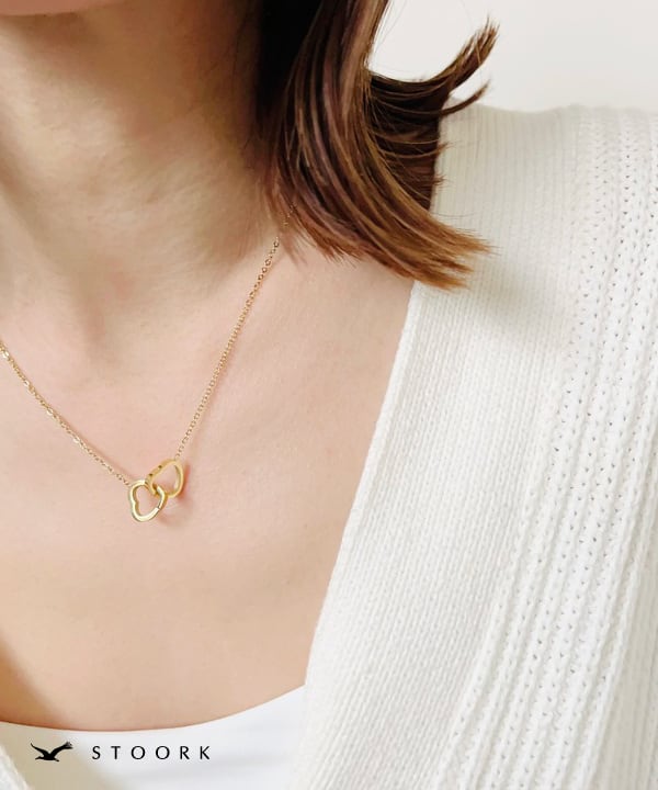 316L Double Heart Necklace - stoork