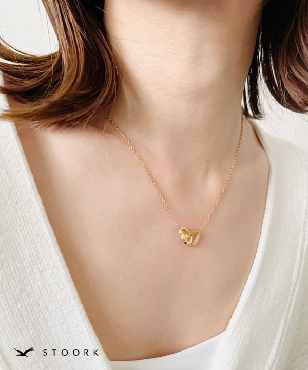 316L Double Heart Necklace - stoork