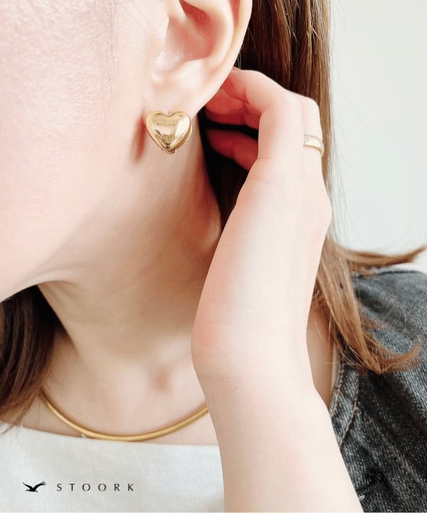 【再入荷】316L Heart Ball Pierce - stoork