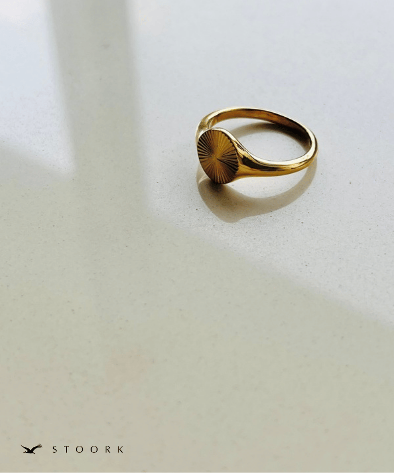 316L Jagged Circle Ring - stoork