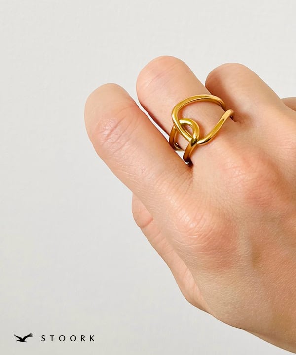 【再入荷】316L Open Knot Ring - stoork